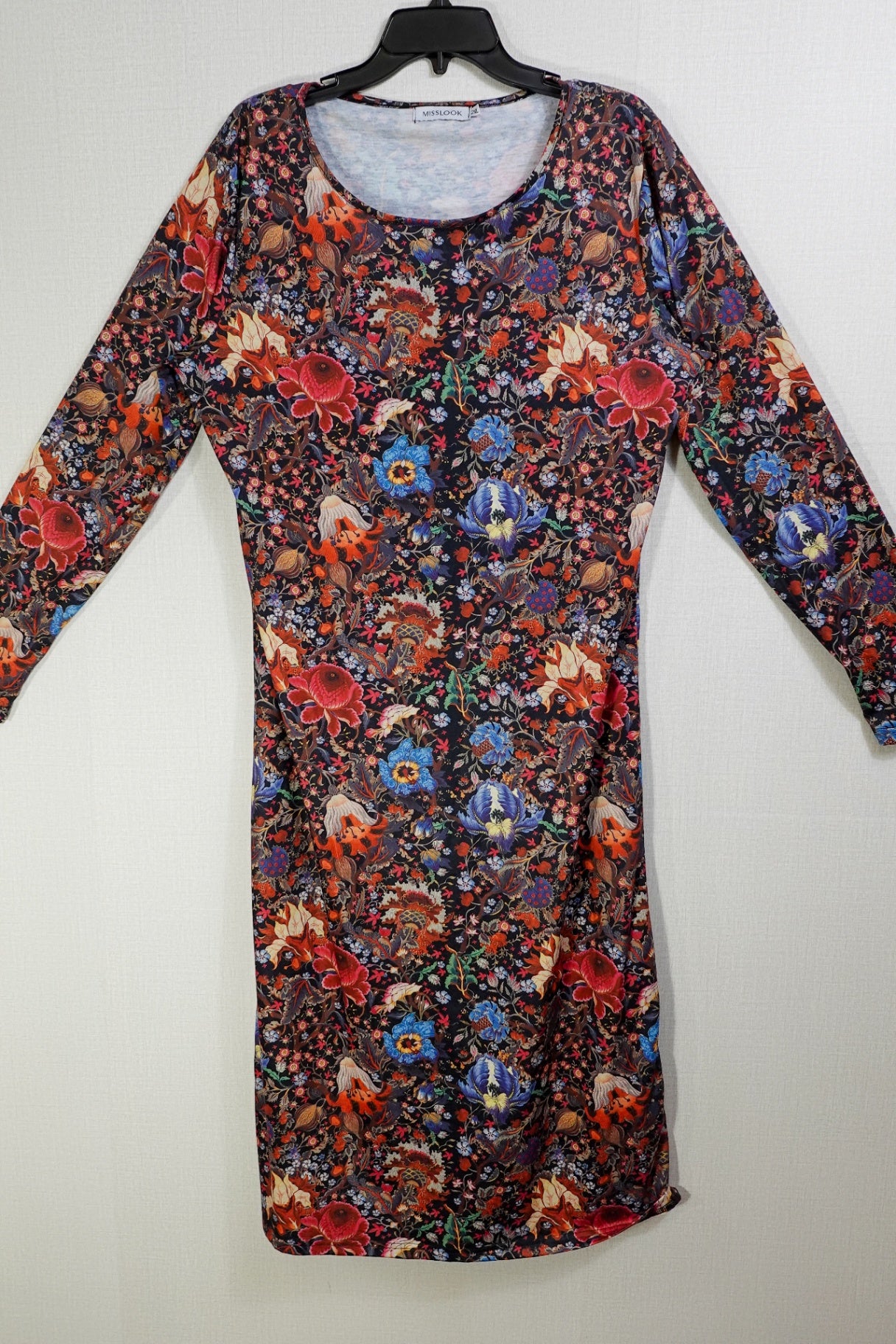 MISSLOOK, Long Sleeves Dress, 2XL