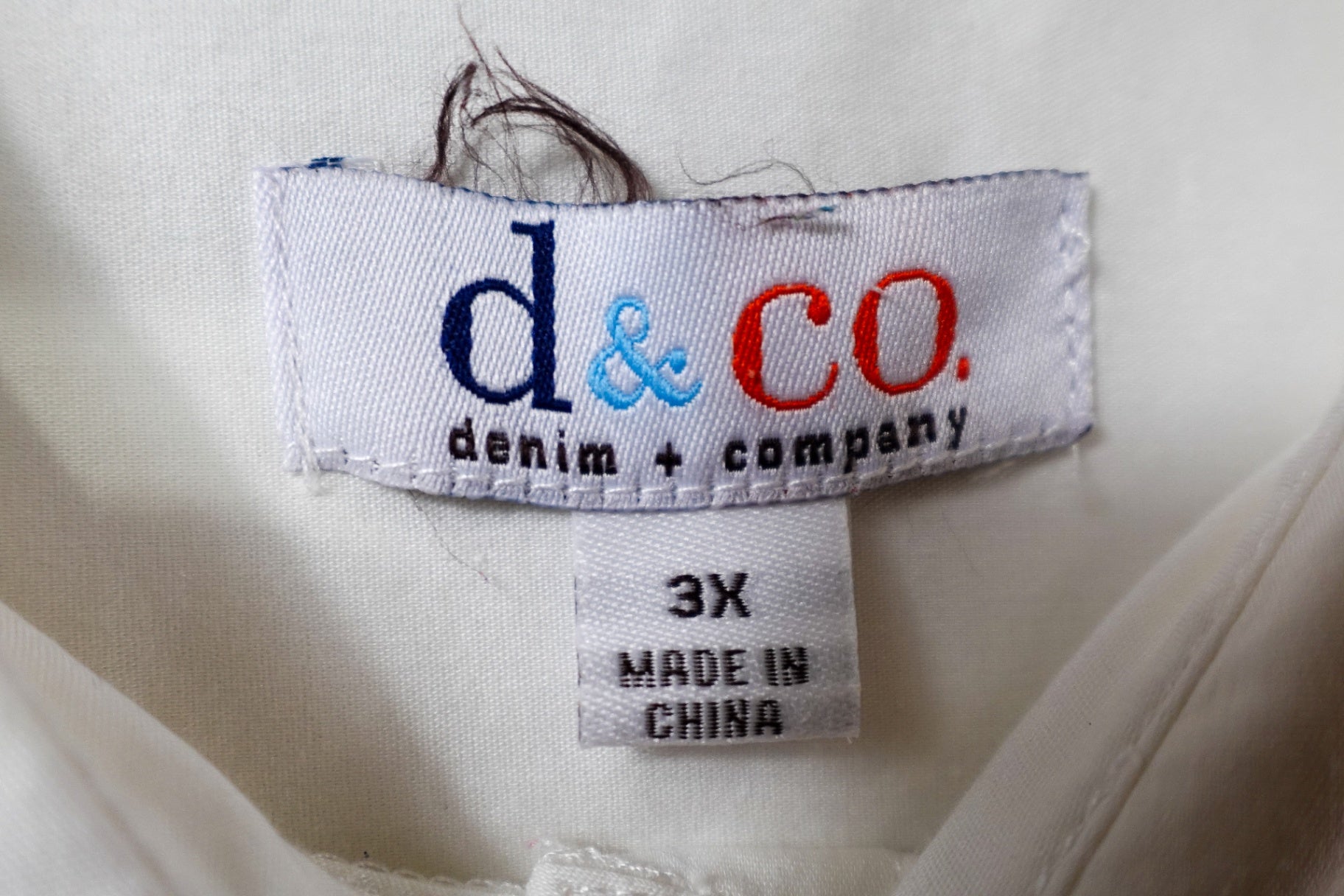 D&CO, Long Sleeves Top- Button Down, 3X