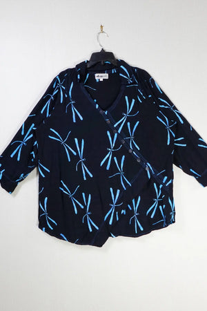 We Be Bop, 3/4 Sleeve Top, 0x-large
