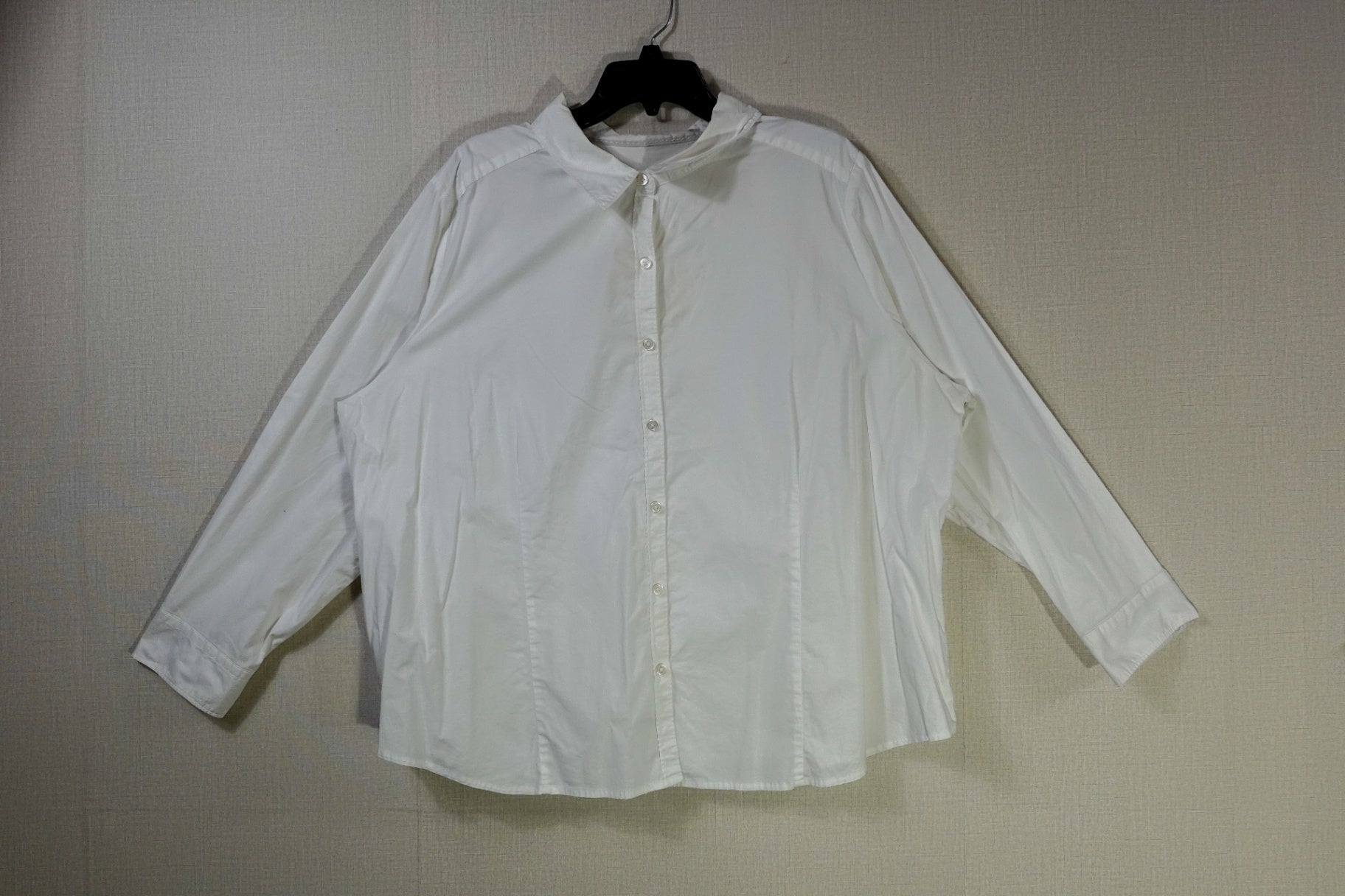 D&CO, Long Sleeves Top- Button Down, 3X