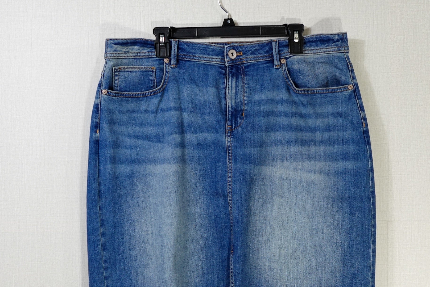 J. Jill, Skirt - Denim Pencil, L/XL (No Label)