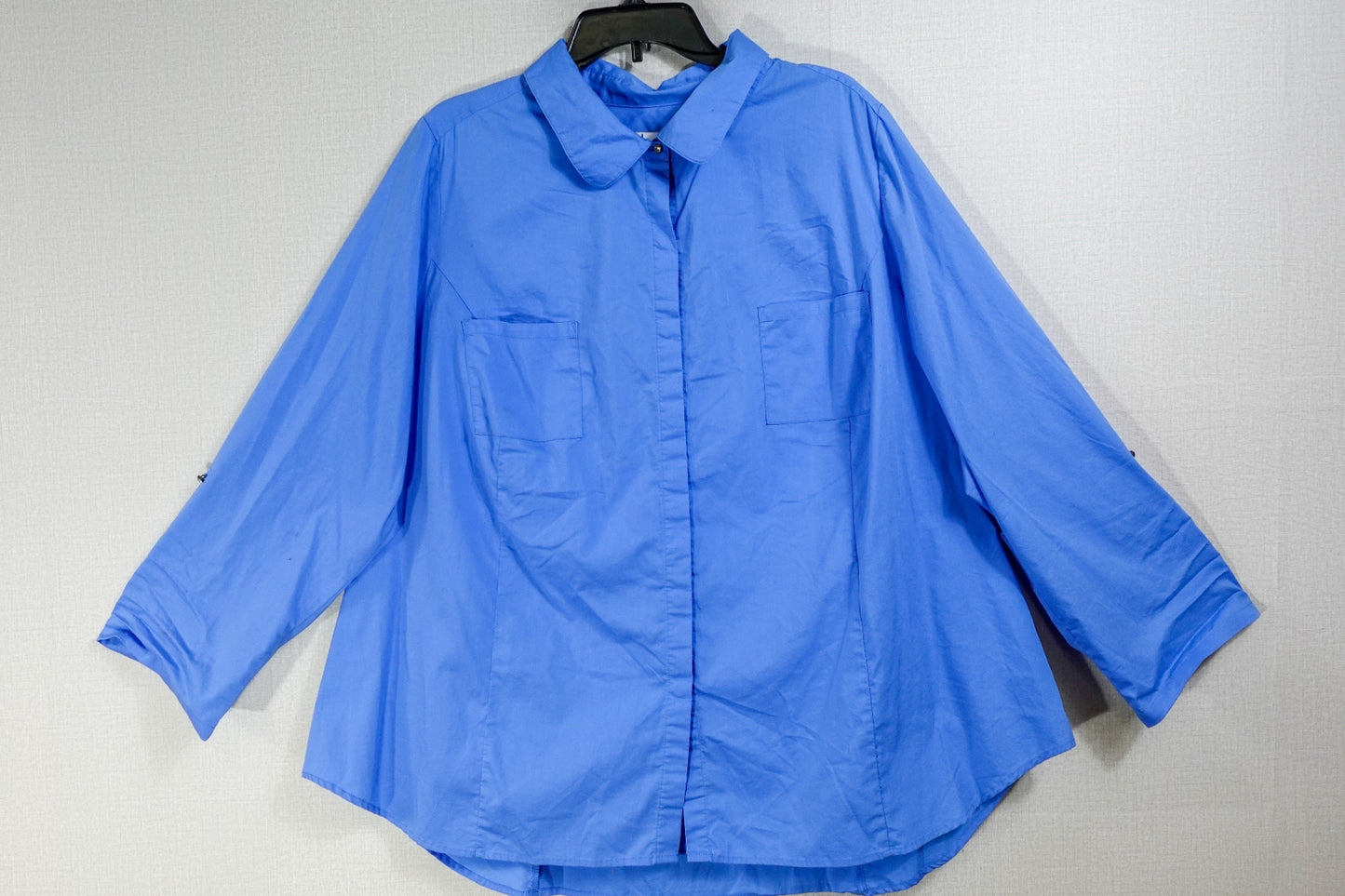 D&CO, Long Sleeves Top- Button Down, 3X