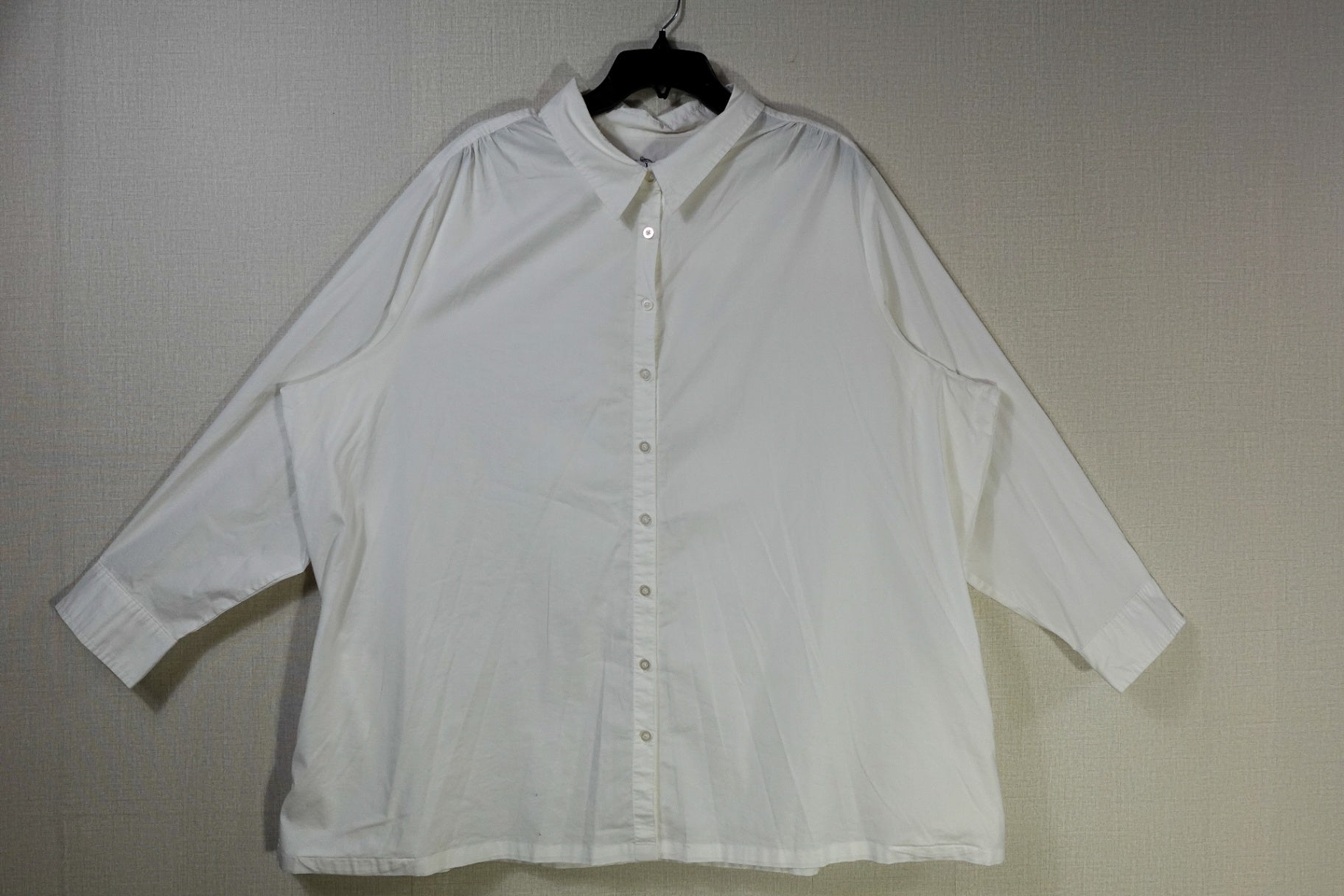 D&CO, Long Sleeves Top- Button Down, 3X