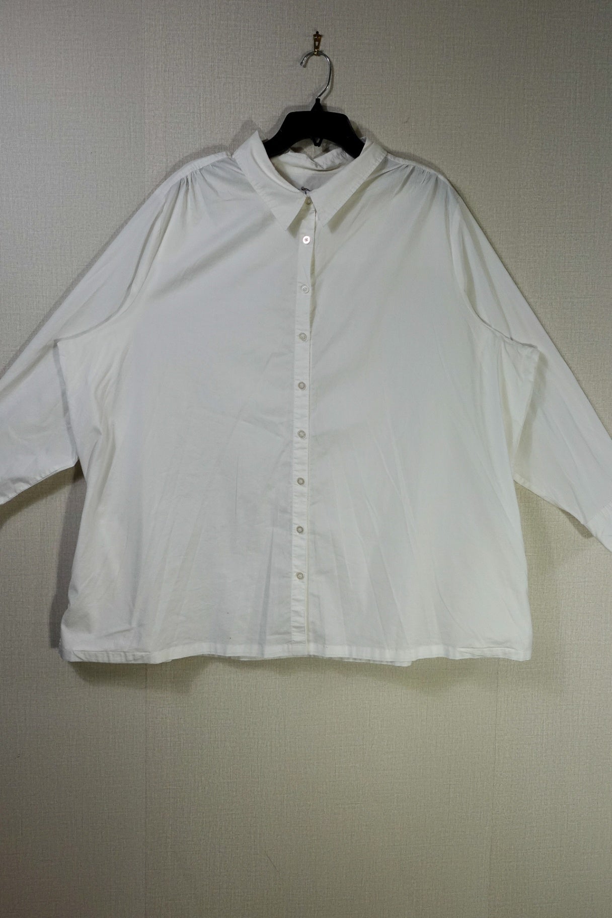 D&CO, Long Sleeves Top- Button Down, 3X
