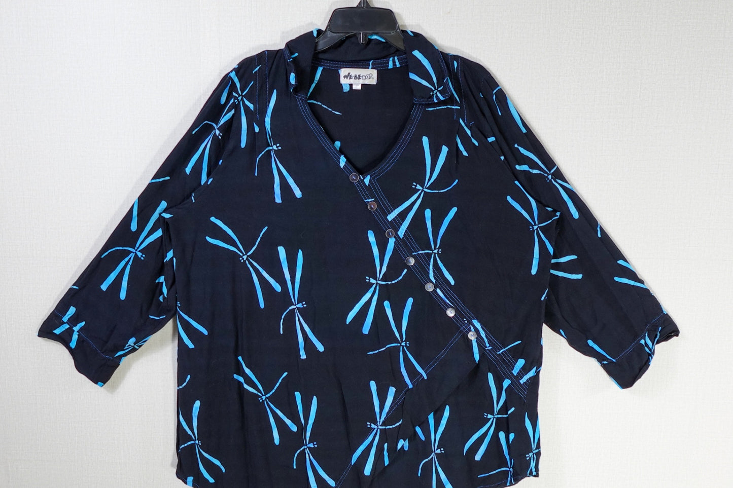 We Be Bop, 3/4 Sleeve Top, 0x-large