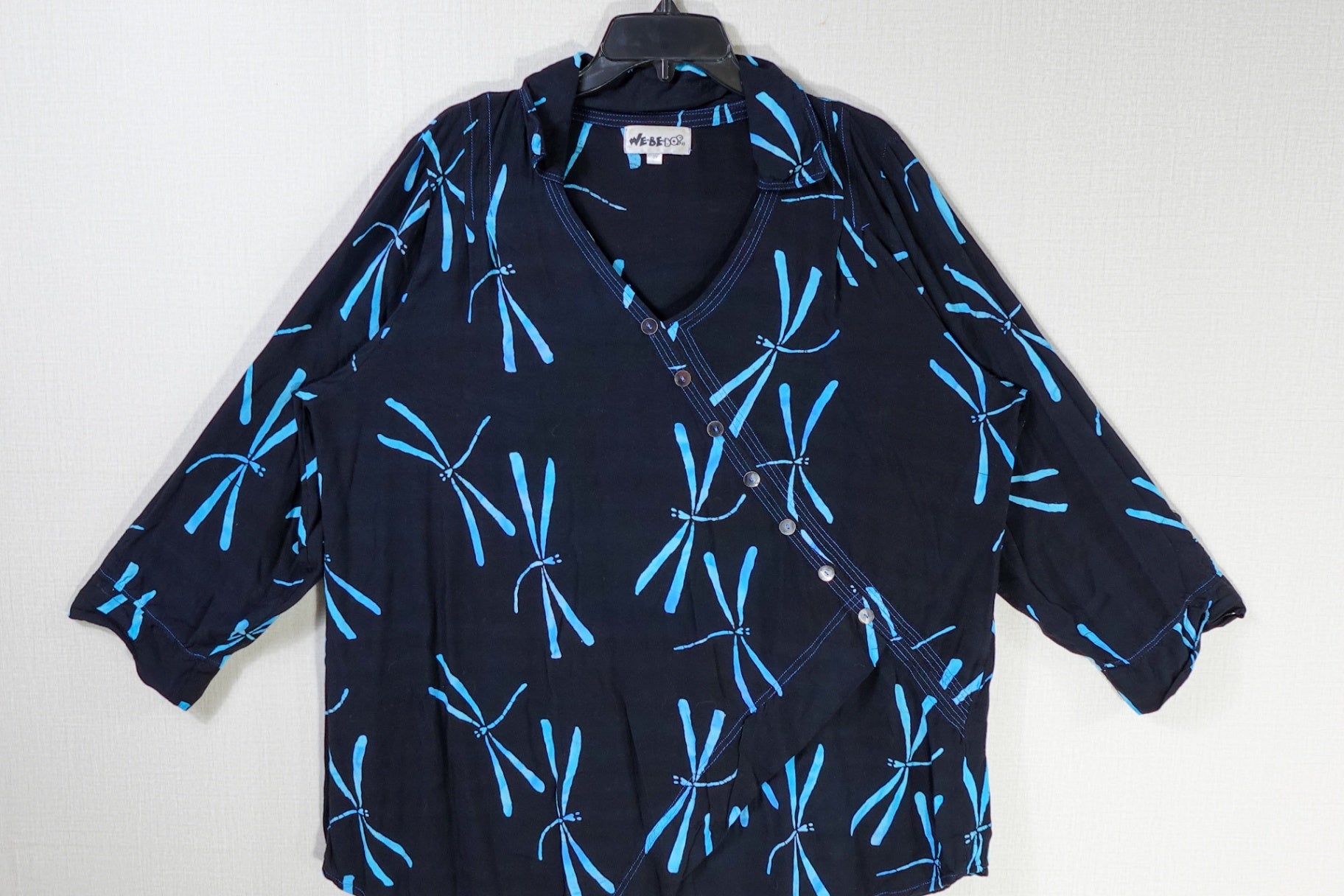 We Be Bop, 3/4 Sleeve Top, 0x-large