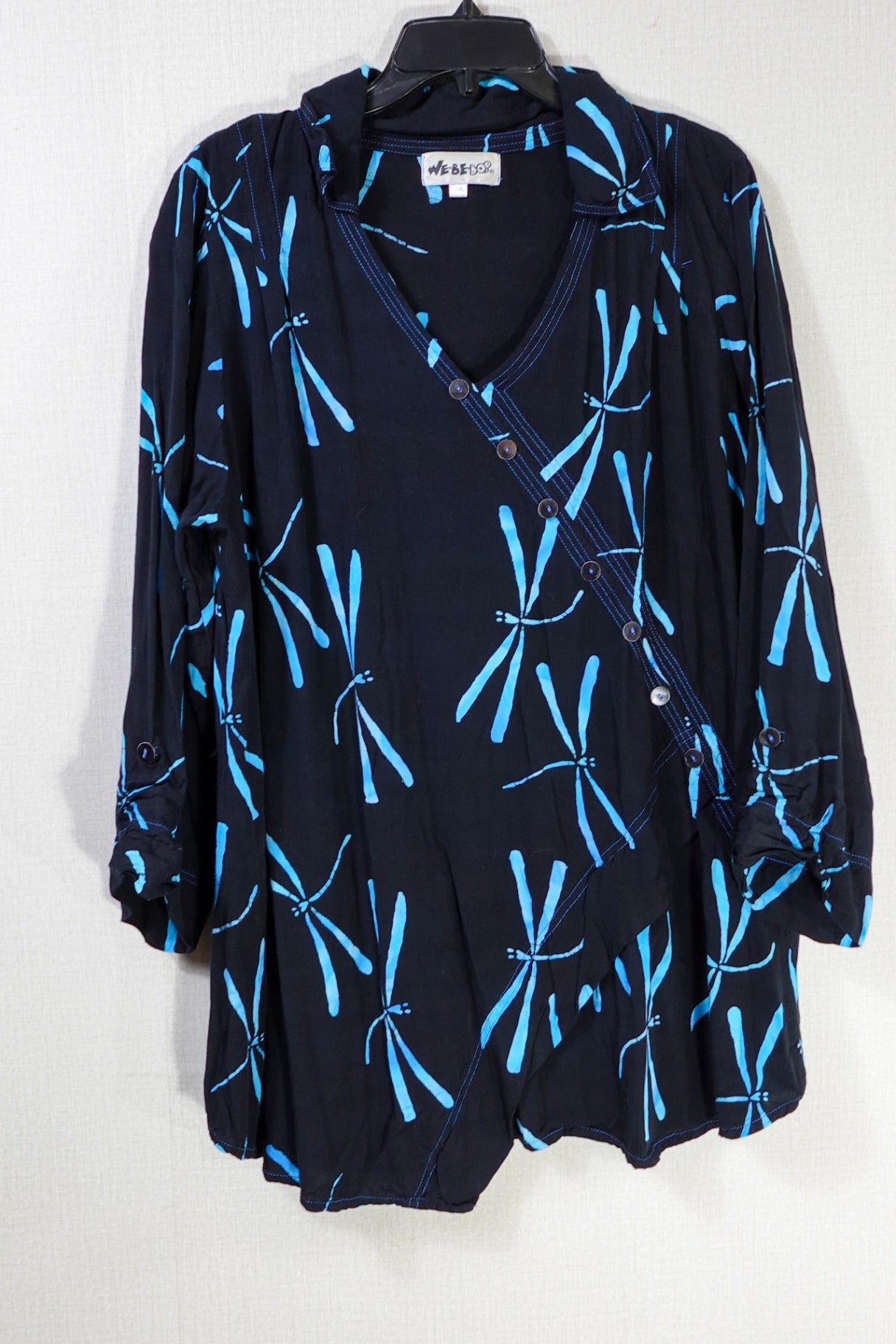 We Be Bop, 3/4 Sleeve Top, 0x-large