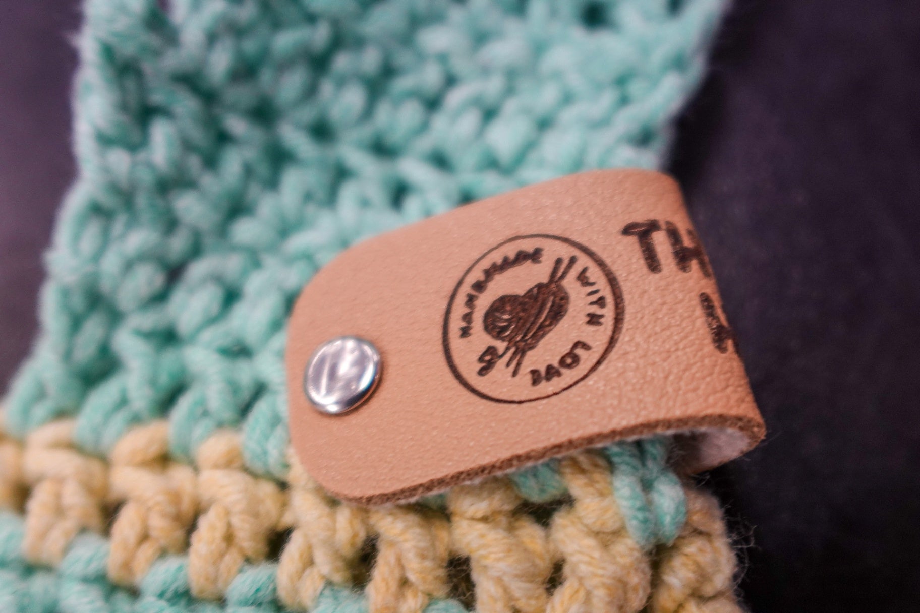 The Happy Hippie,, New Handmade Wristlet, Small