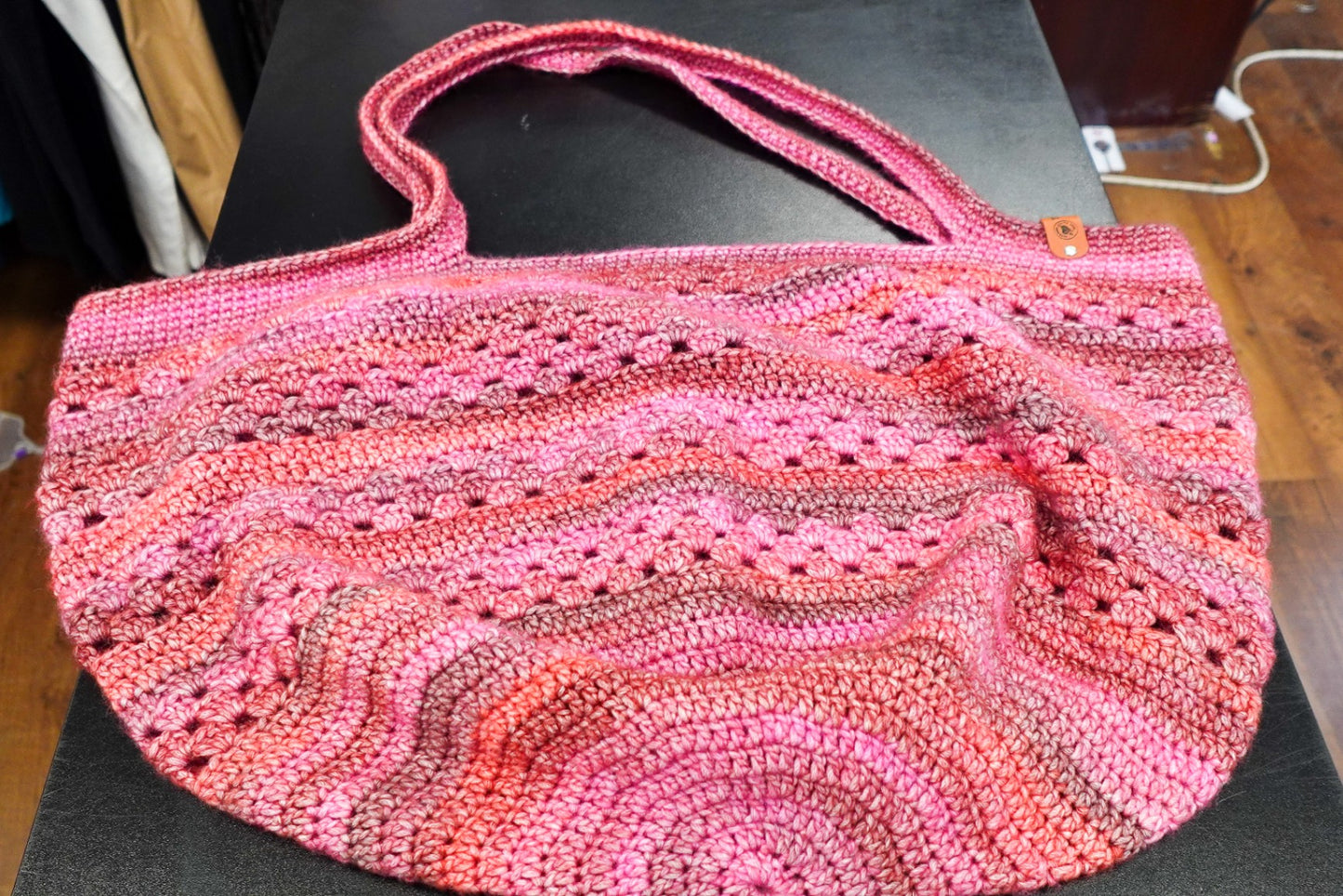 The Happy Hippie, New Handmade Oversized Bag, oversized round bottom