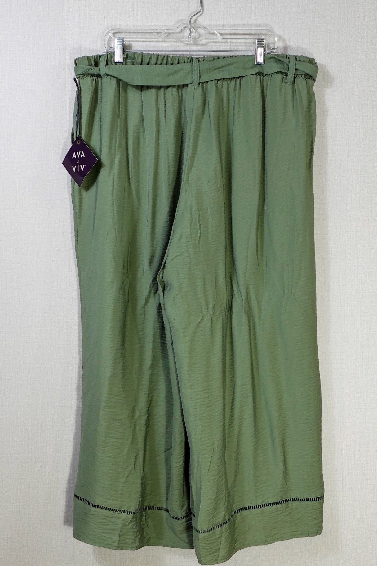 Ava & Viv, New Wide-Leg Pants, 2X