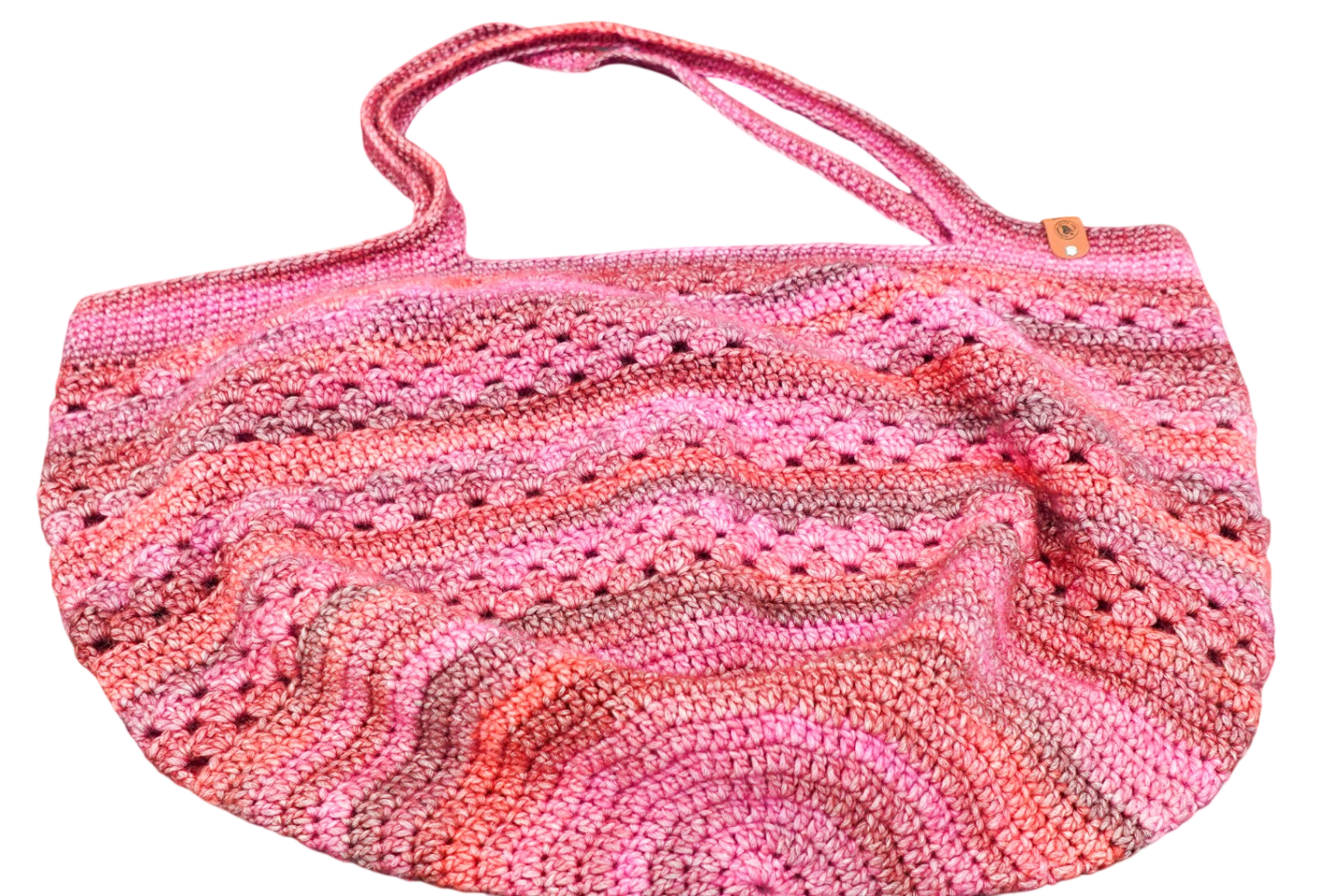 The Happy Hippie, New Handmade Oversized Bag, oversized round bottom