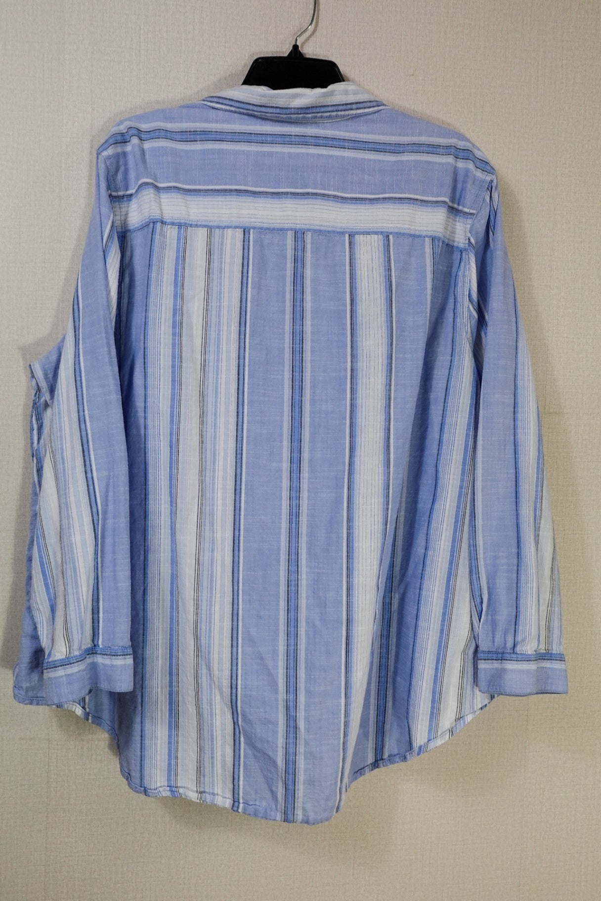 Terra & Sky, Long Sleeves Top- Button Down, 2X (20W-22W)