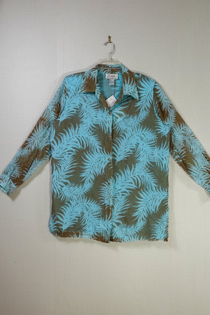 Linea by Louis Dell'Olio, New Vintage Long Sleeves Top, Large
