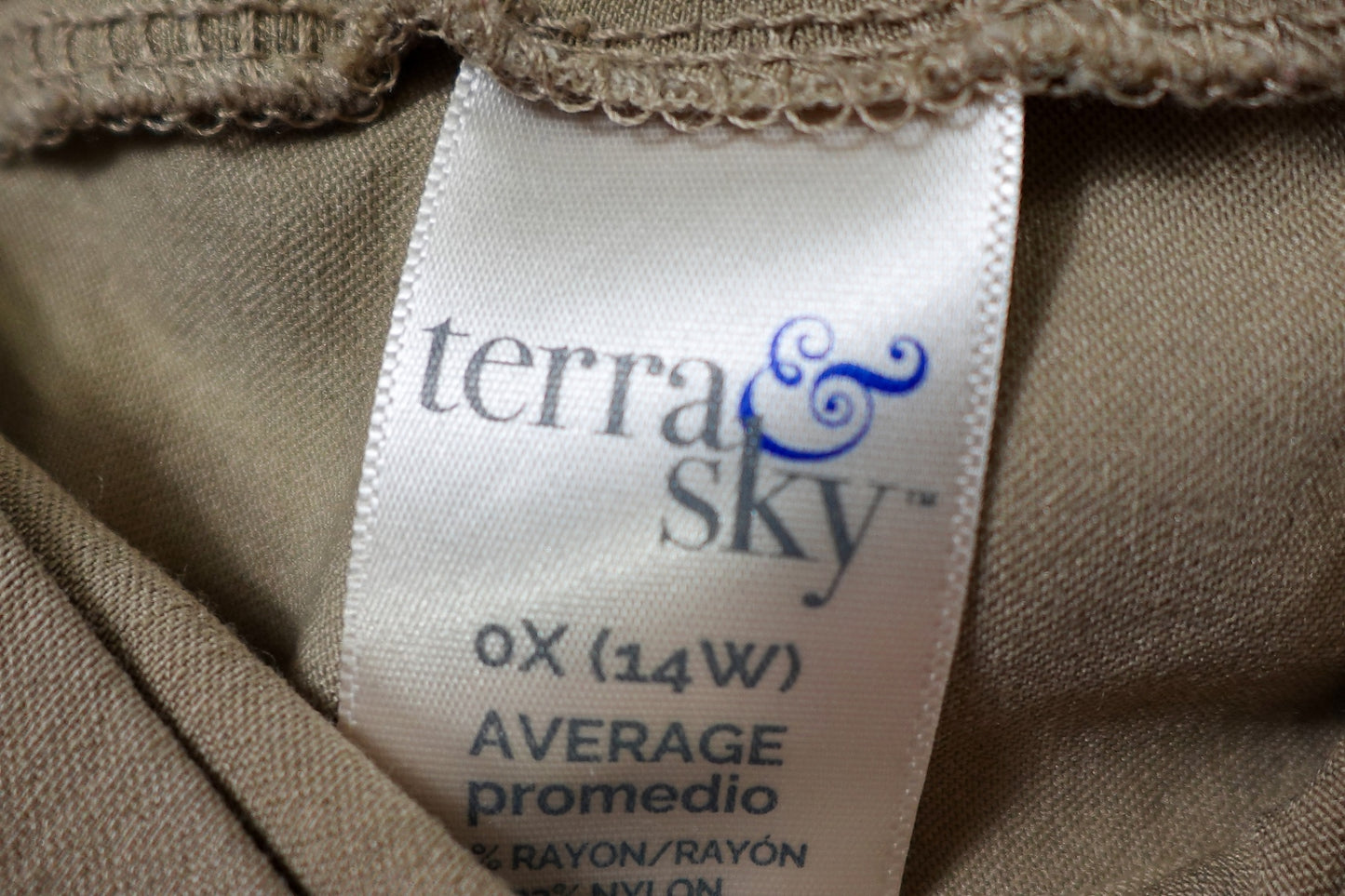 Terra & Sky, Pants, 14W