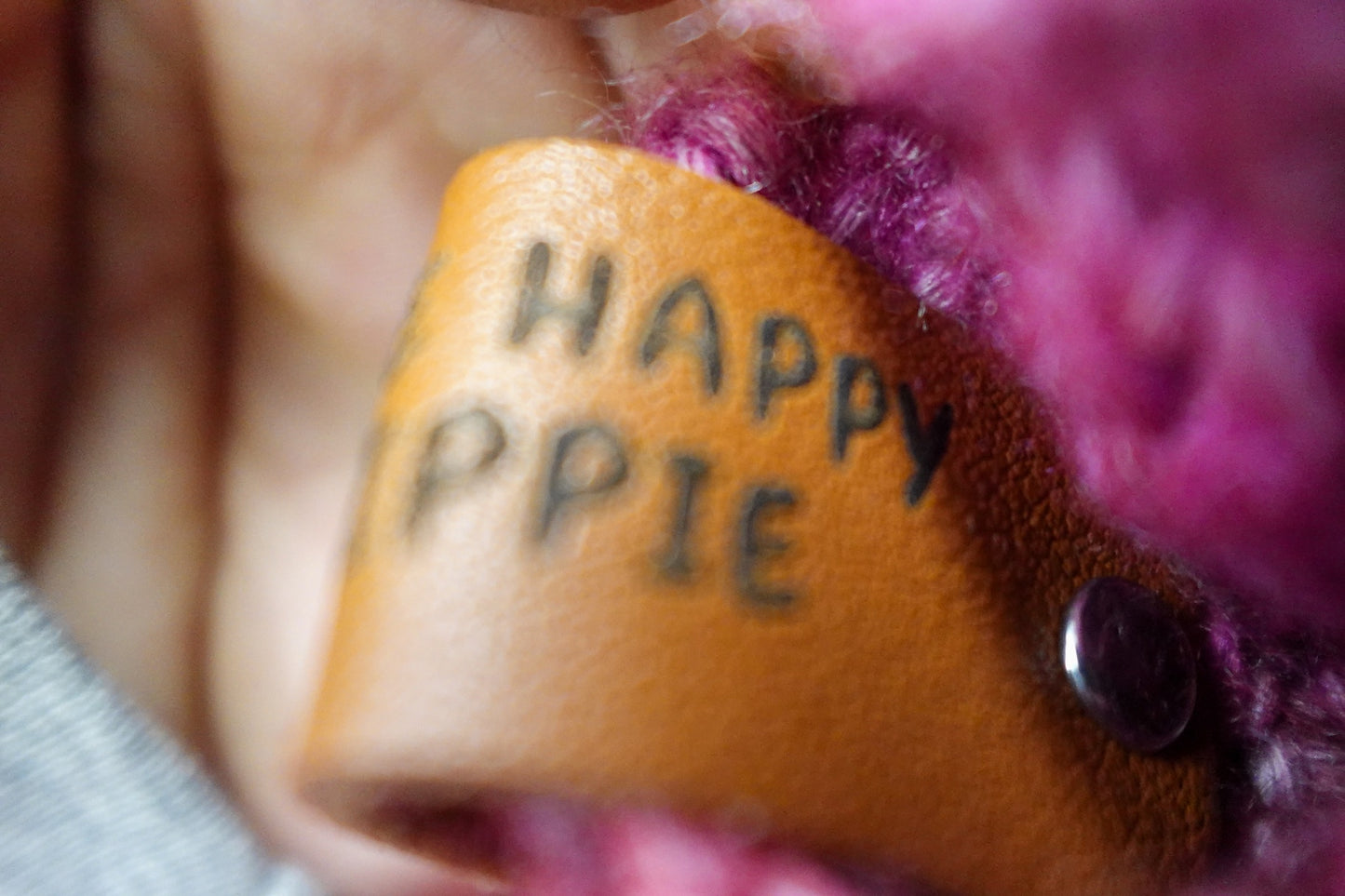The Happy Hippie,, New Handmade Wristlet, Small