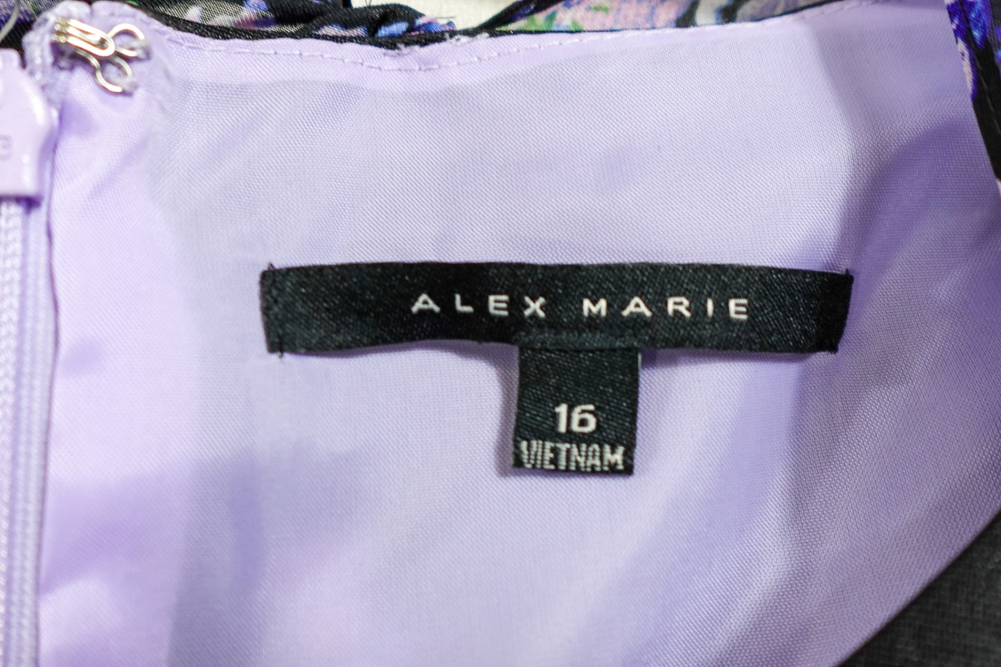 Alex Marie, Dress Wit Attached Shawl, 16