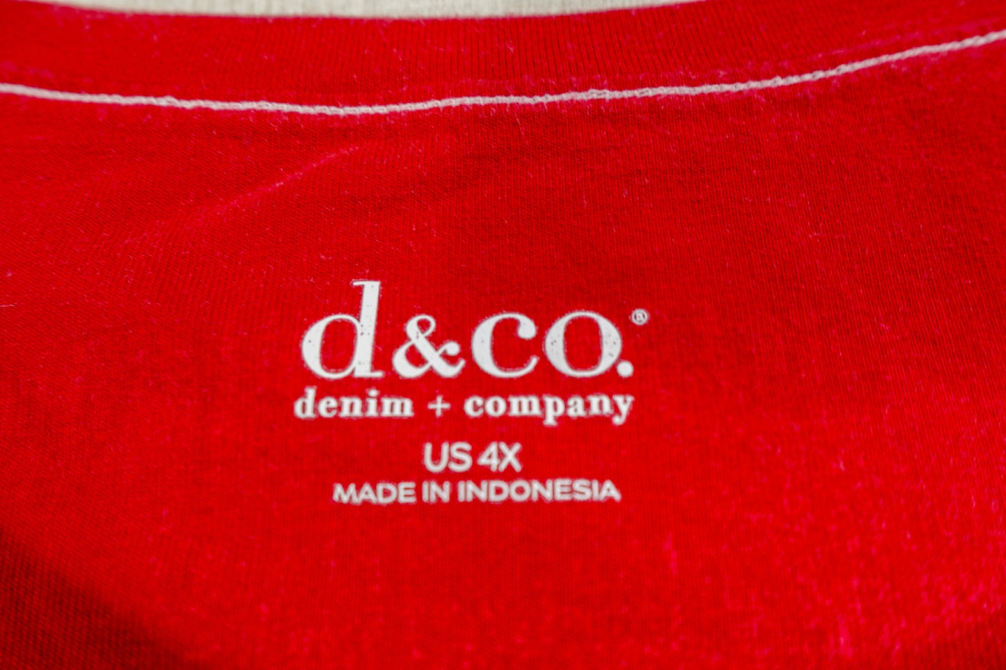 D & Co, Short Sleeve Top, 4X (No label)