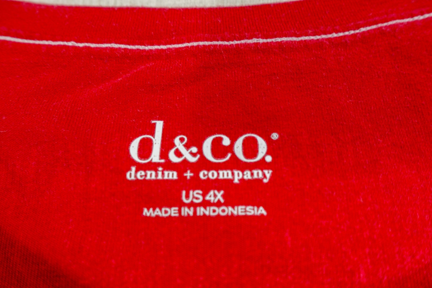 D & Co, Short Sleeve Top, 4X (No label)