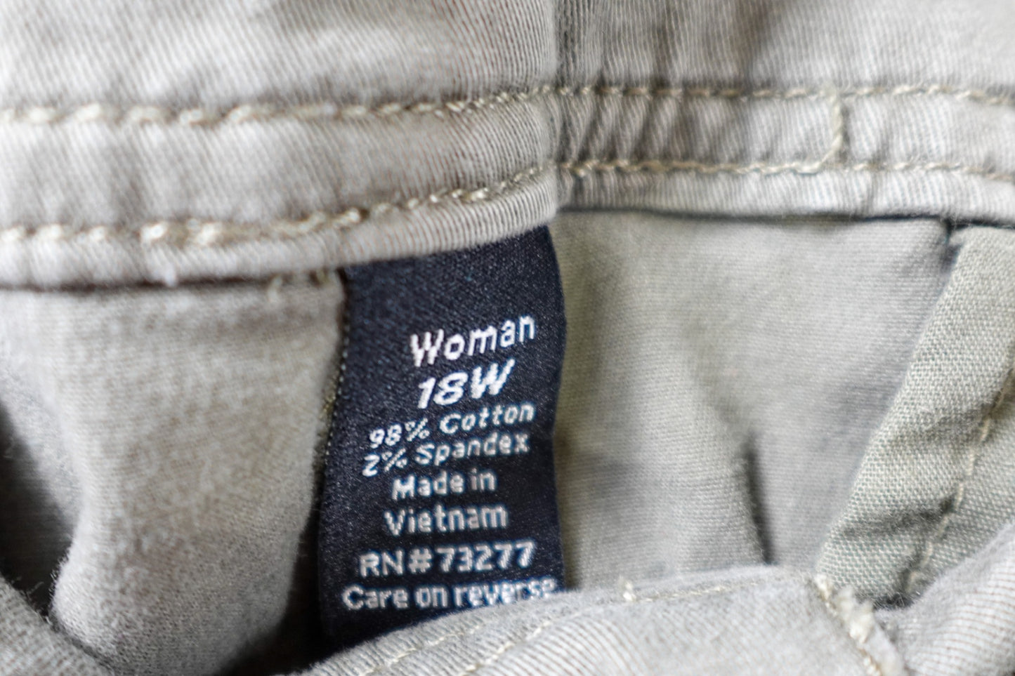 Apt. 9, Capri Pants - tomboy chino, 18W