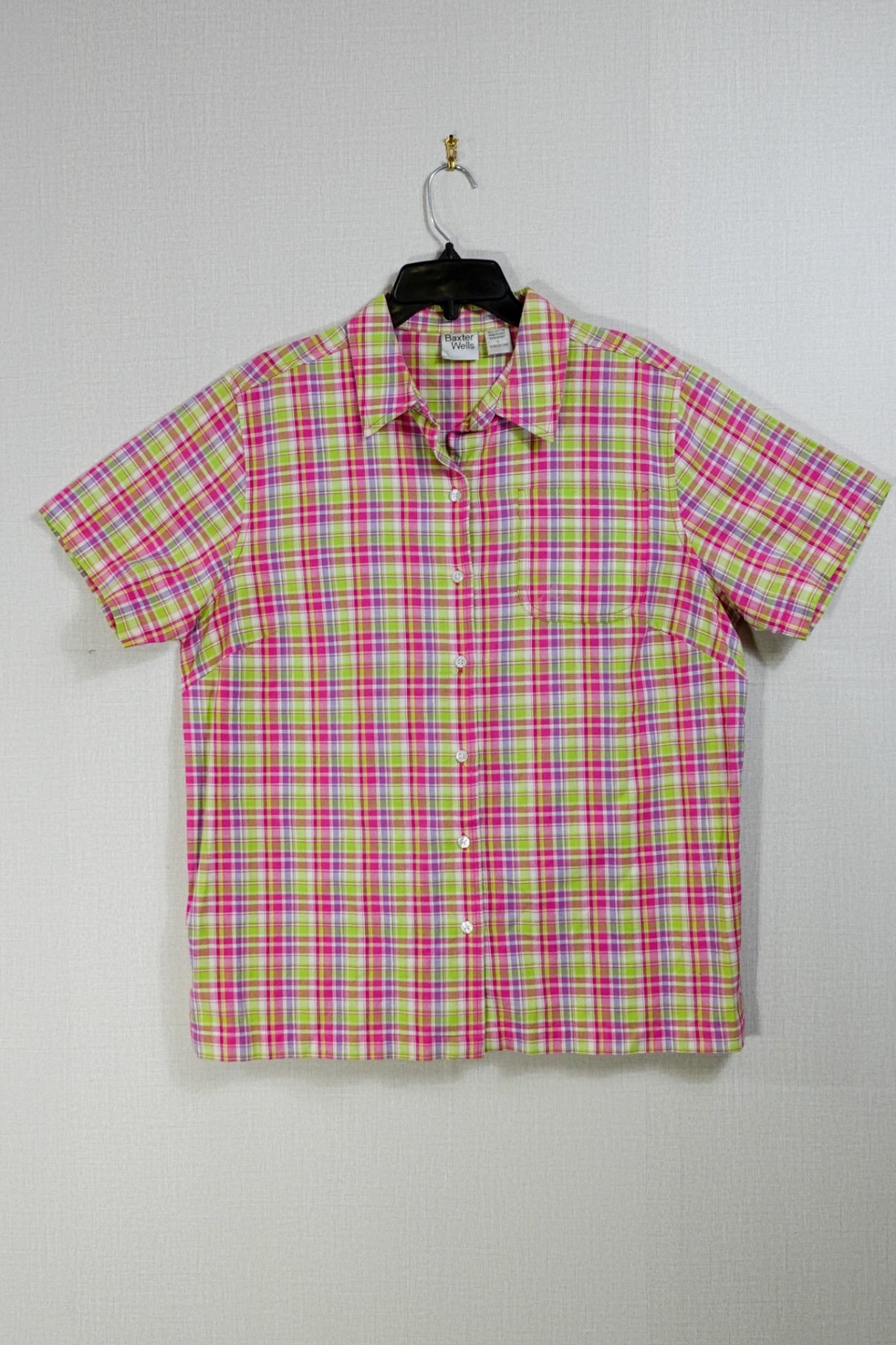 Baxter Wells, Short Sleeved Top, Large