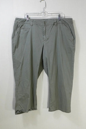 Apt. 9, Capri Pants - tomboy chino, 18W