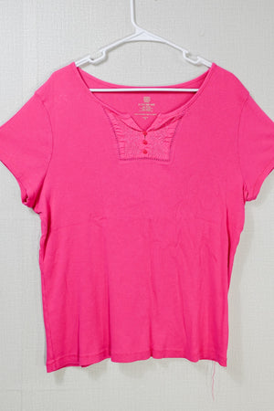 Faded Glory, New Short Sleeved Top, 18W/20W