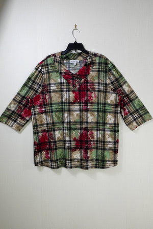 Southern Lady, 1/2 Sleeve Tunic  2X