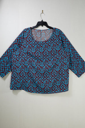(No Label), 1/2 Sleeve Tunic  , 3X