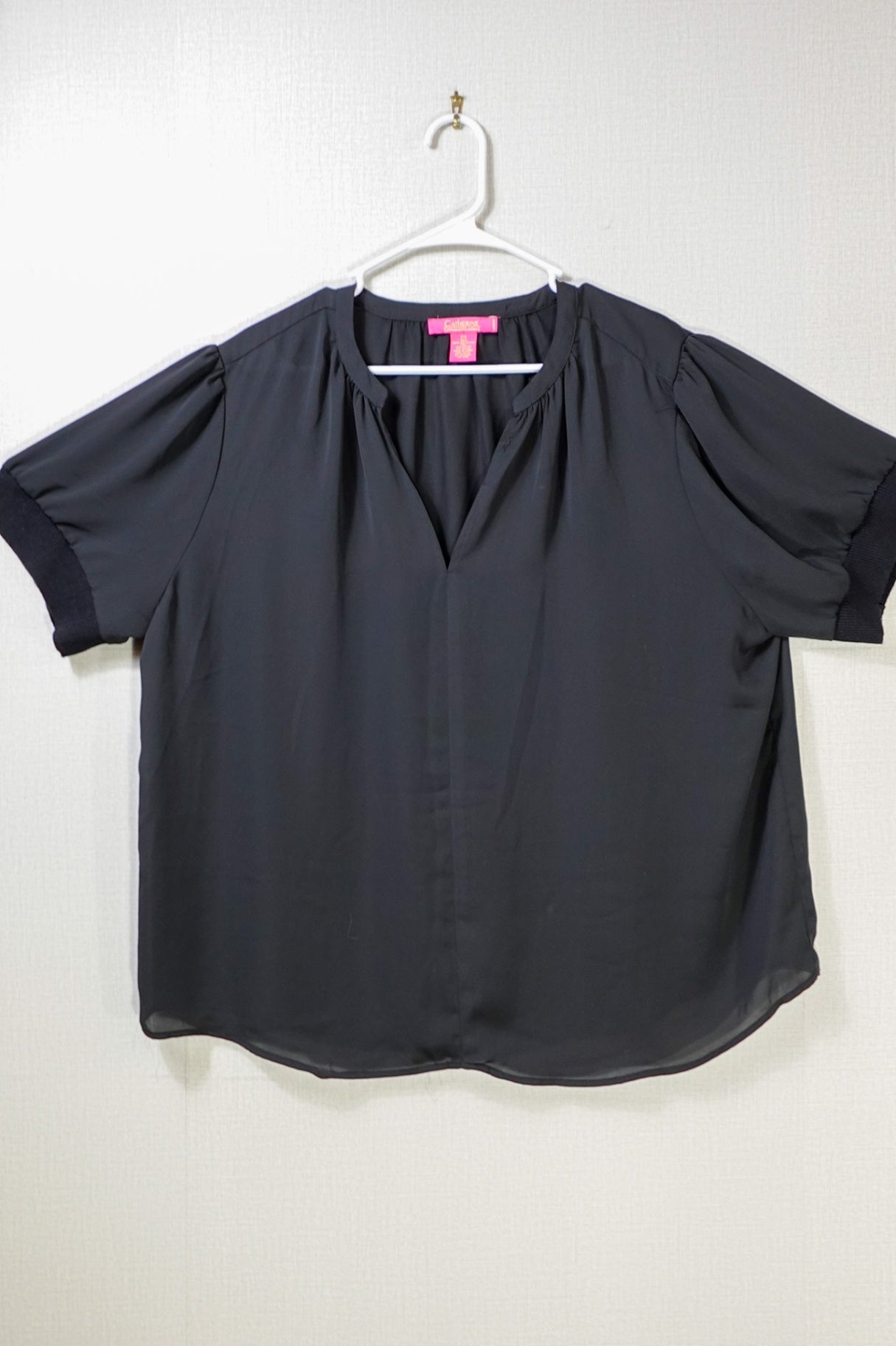 Catherine Malandrino, Short Sleeved Top, 2X
