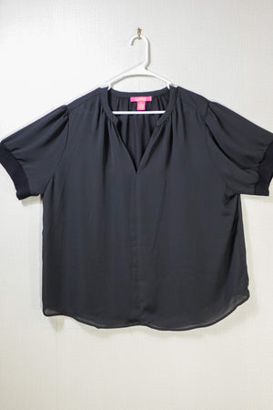 Catherine Malandrino, Short Sleeved Top, 2X