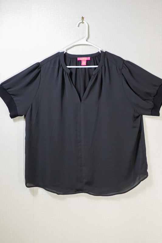 Catherine Malandrino, Short Sleeved Top, 2X