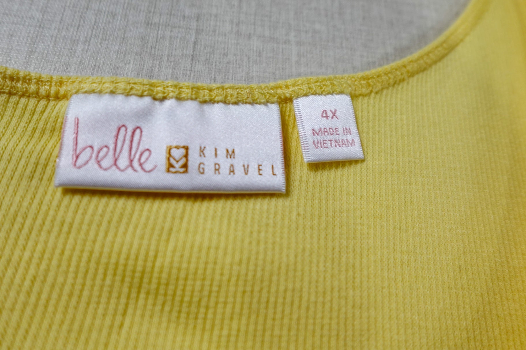 Belle Kim Gravel, Sleeveless top, 4X