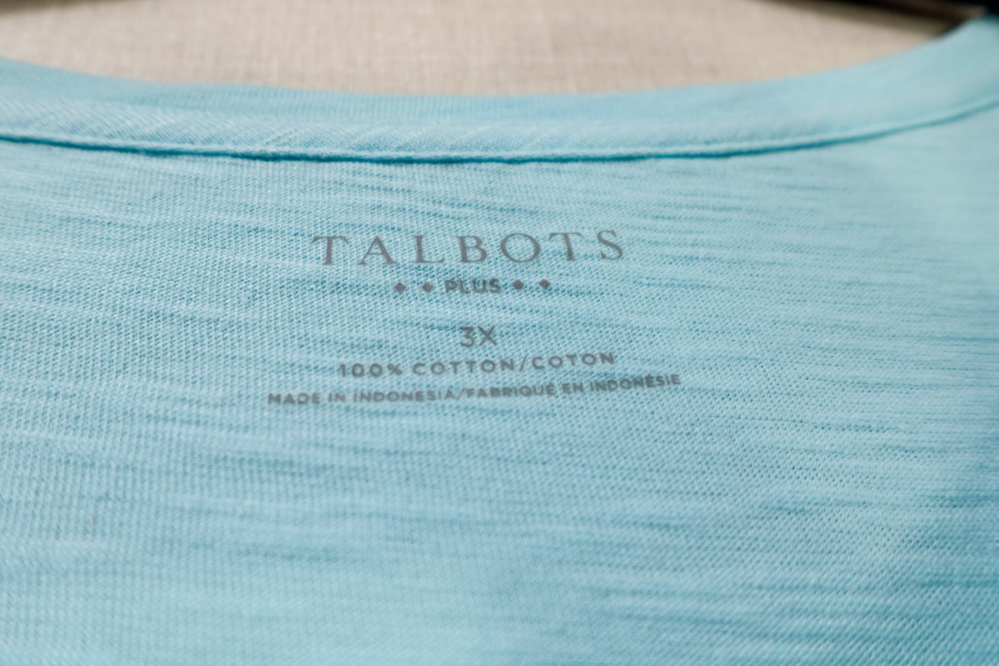 Talbots, T-Shirt Shorts Sleeve, 3X
