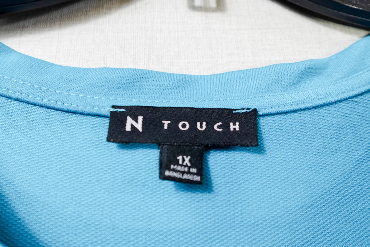 N Touch, 3/4 Sleeve Top, 1X