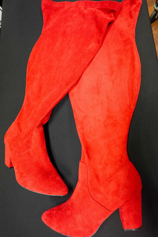 Torrid, Boots High Square Heeled Boots, 10 1/2W