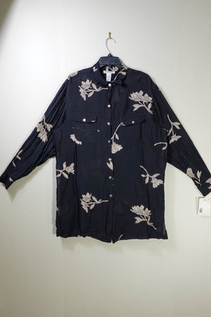 Jones & Co, Vintage Long Sleeves Top - Button Down, Large
