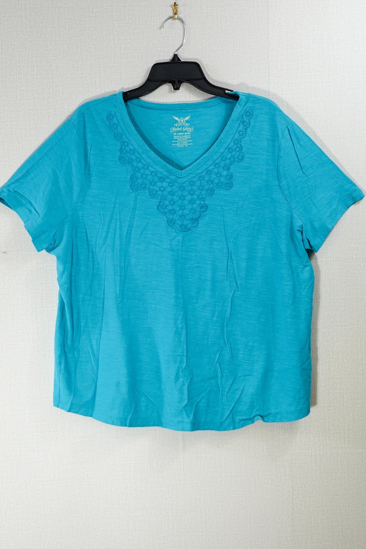 Faded Glory, Short Sleeved Top, 18/20W
