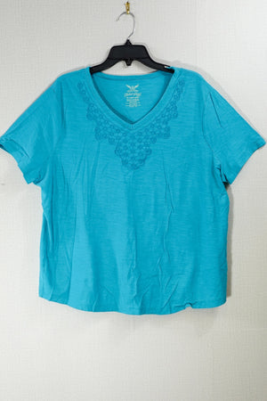 Faded Glory, Short Sleeved Top, 18/20W