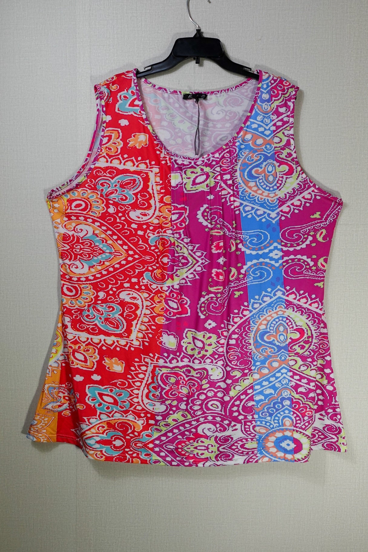 Lilly by Firmiana, Sleeveless Top, 3X