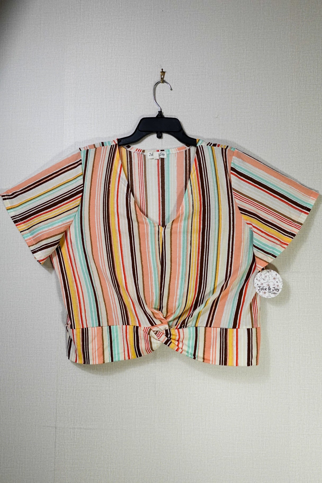 Jolie & Joy, New Short Sleeved Top, 3X