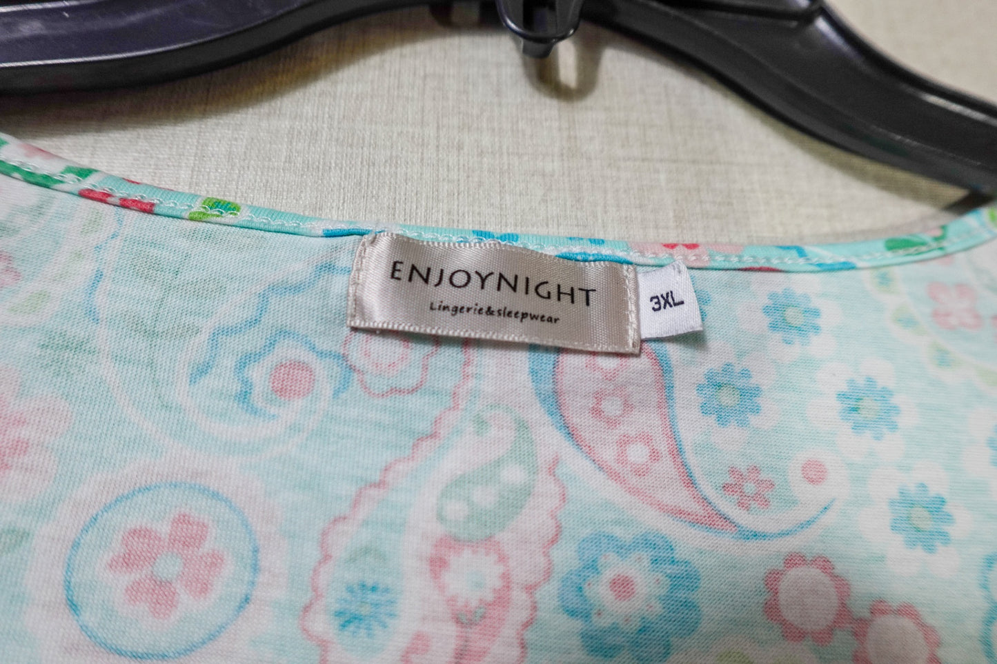 ENJOYNIGHT, Pajama Top, 3XL