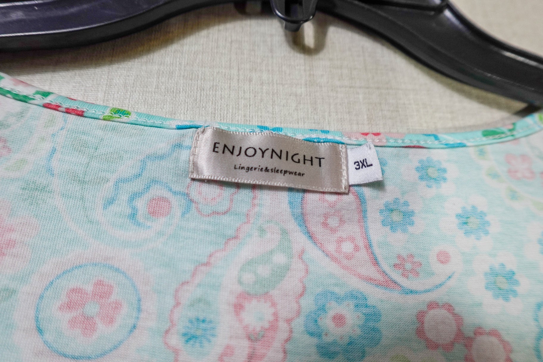 ENJOYNIGHT, Pajama Top, 3XL