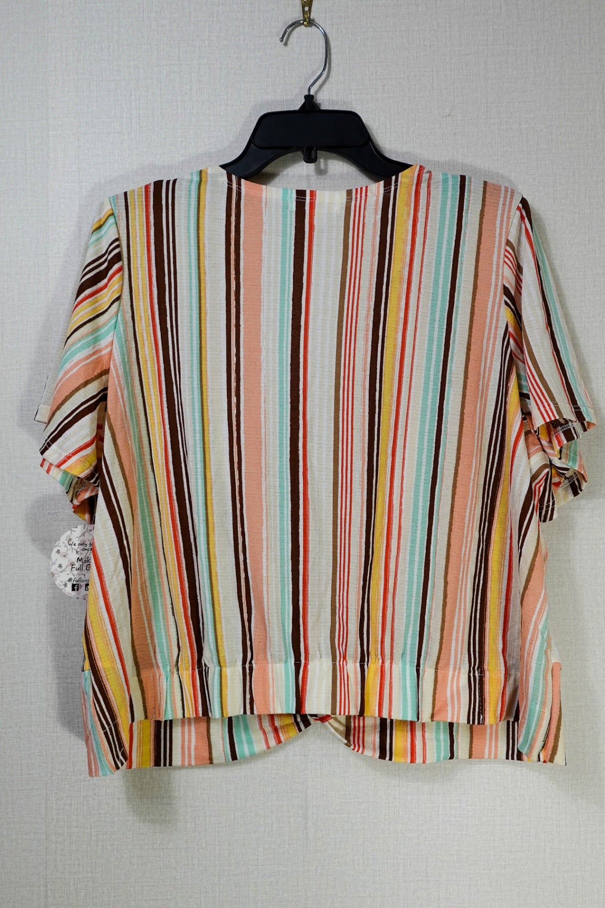Jolie & Joy, New Short Sleeved Top, 3X