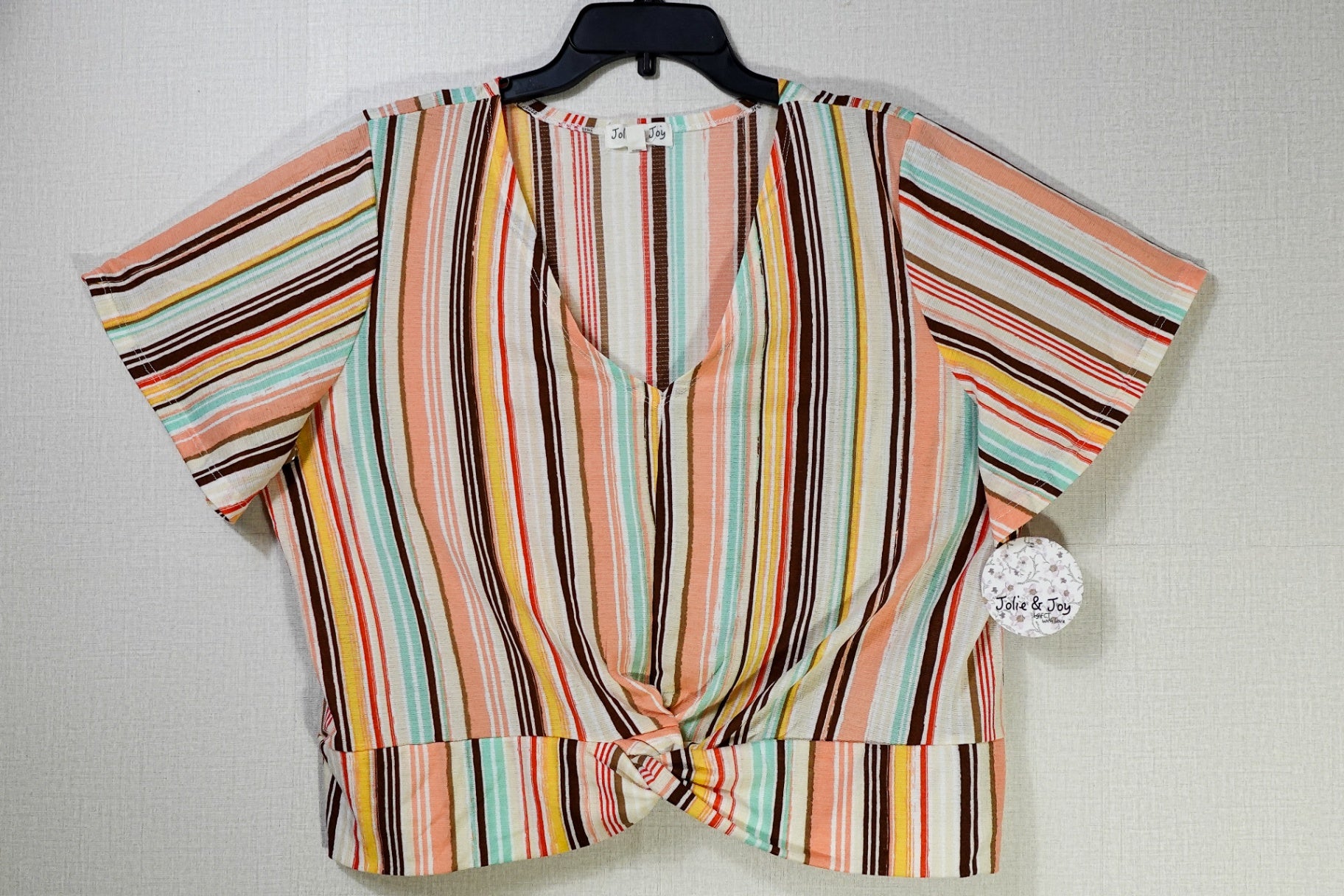 Jolie & Joy, New Short Sleeved Top, 3X