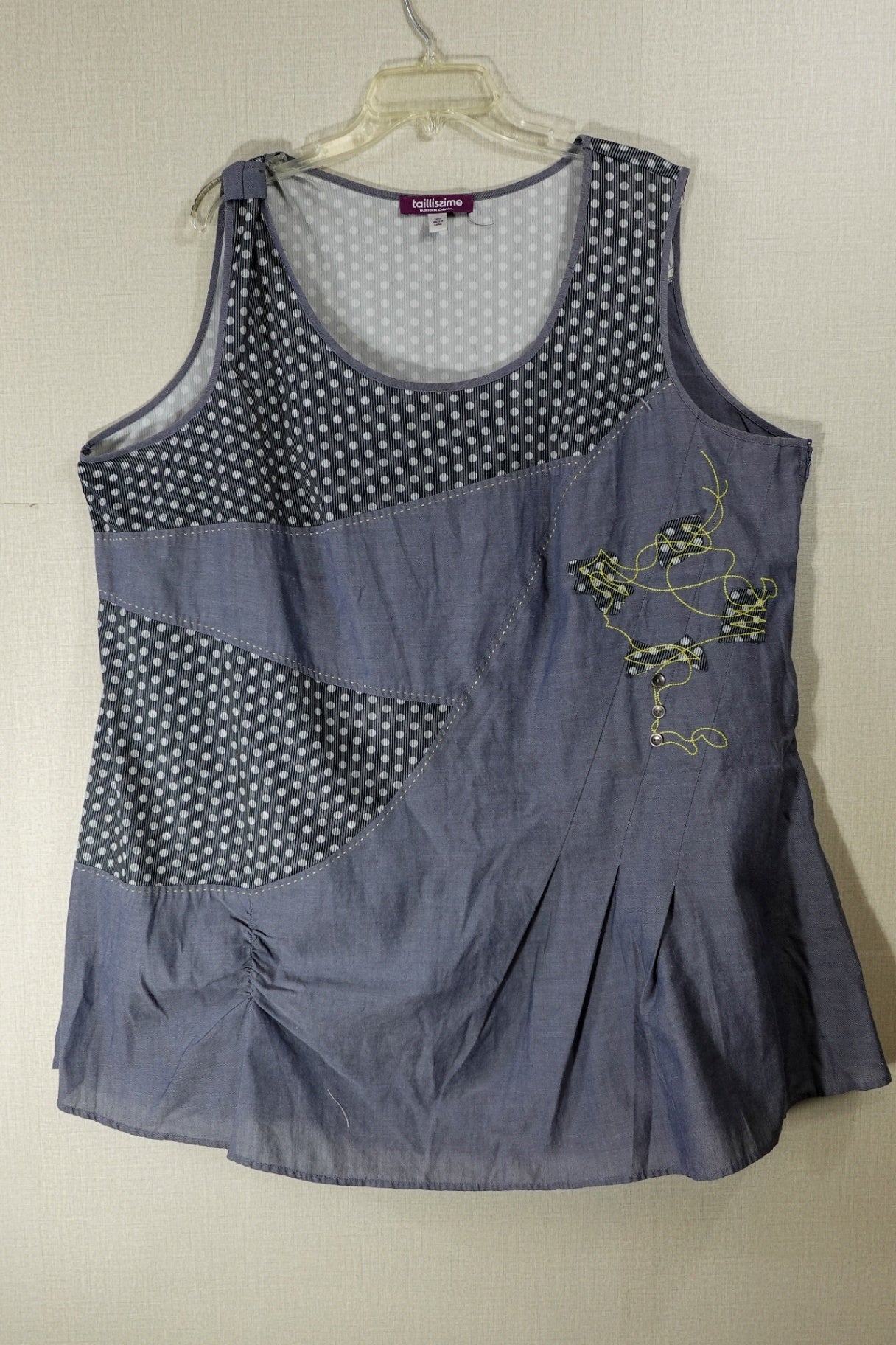 Taillissime (La Redoute Création), Sleeveless top, 26 W