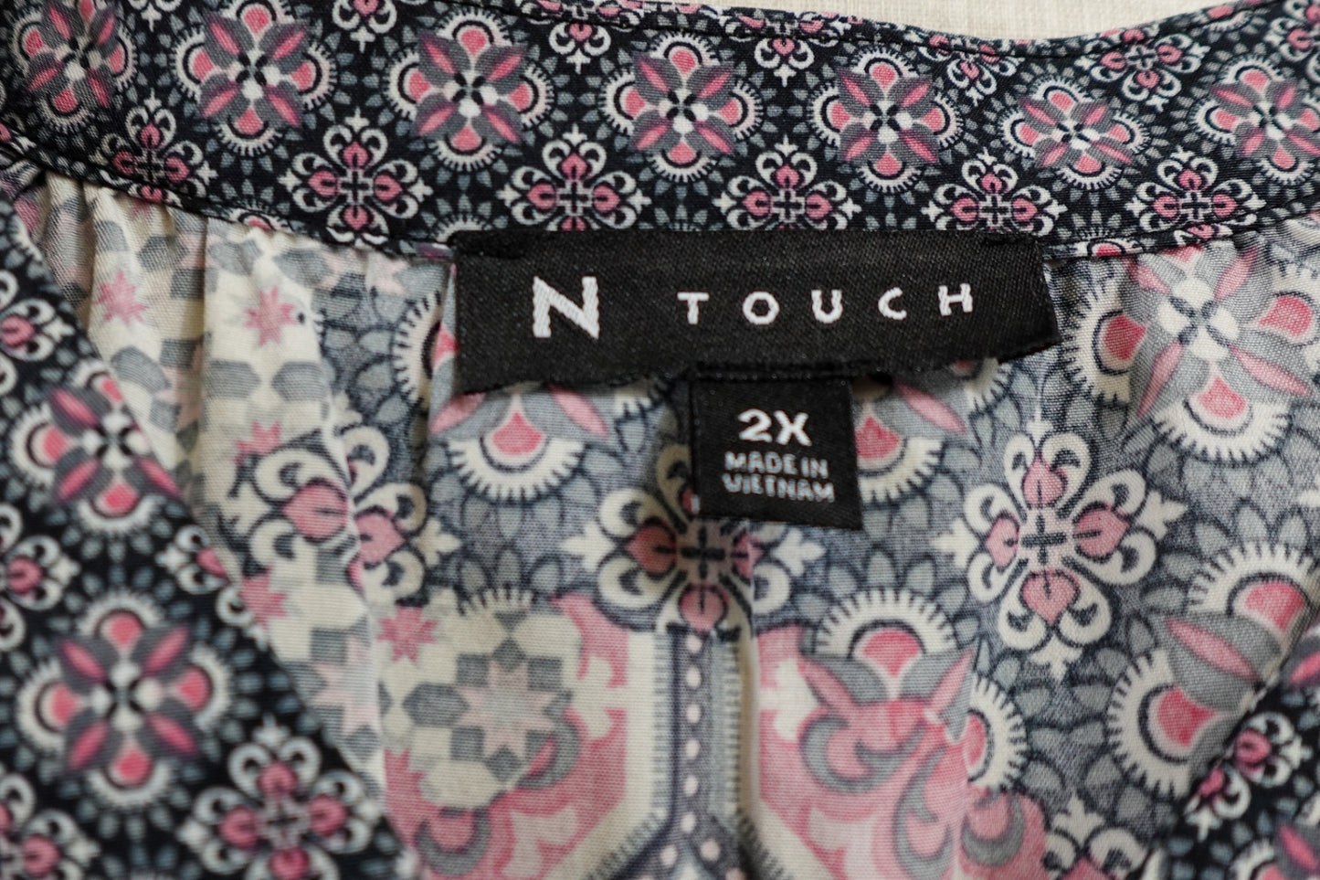 N Touch, Short Sleeved Top, 2X