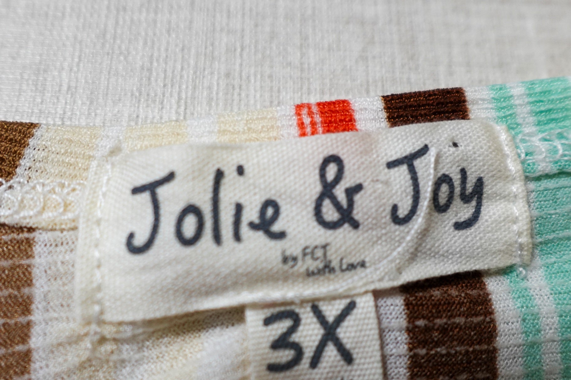 Jolie & Joy, New Short Sleeved Top, 3X