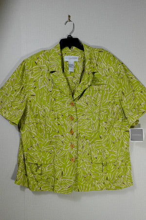 Sag Harbor, New Short Sleeved Top, 24W / XXL