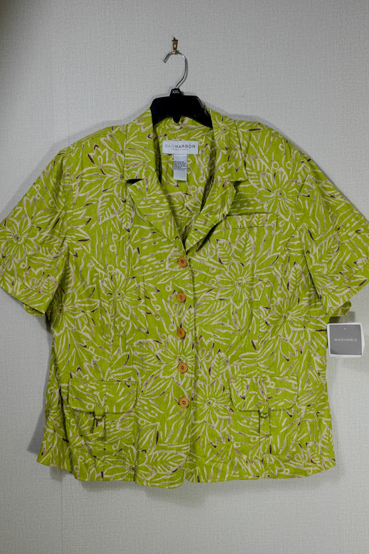 Sag Harbor, New Short Sleeved Top, 24W / XXL