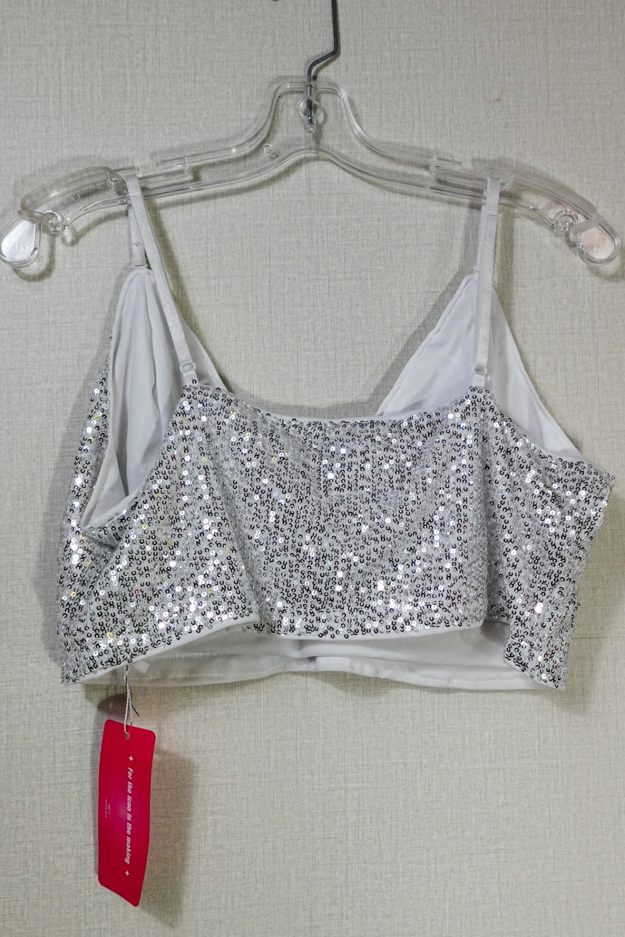 Shein Curve, New sequin top, 1X (12/14)